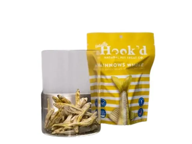 1ea Totally Hook'd Freeze-Dried Minnows 1oz - Dog/Cat Supplements